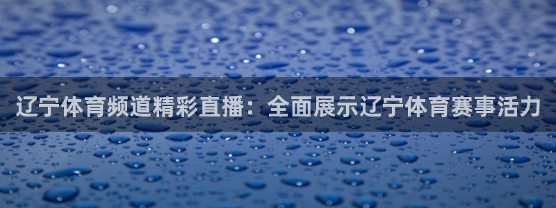 乐球直播(无插件)nba直播：辽宁体育频道精彩直播：全面展示辽宁体育赛事活力
